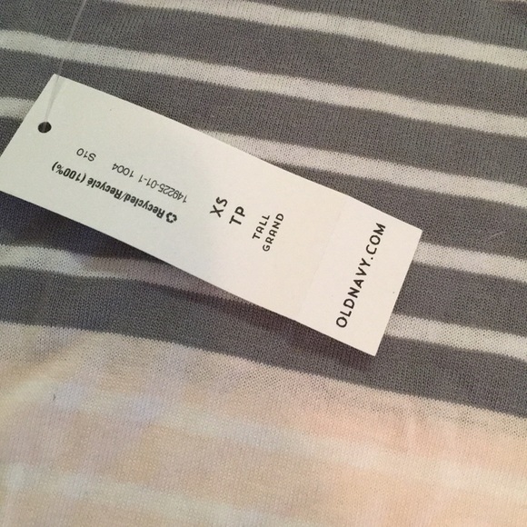 Neutral striped long sleeve top XS - Picture 3 of 3